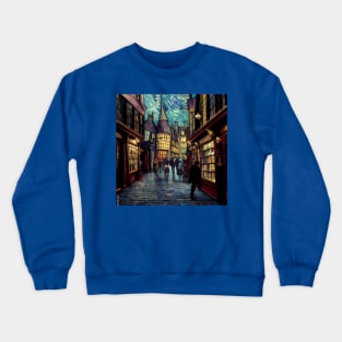 Starry Night in Diagon Alley Crewneck Sweatshirt